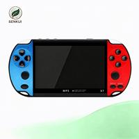 Console de jeu portable avec écran HD de 4,3 pouces, console d'émulation de jeux vidéo rétro, 5000 jeux intégrés, cadeau pour enfant, vente flash