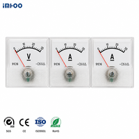 IMHOO DPB-55 VU Meter Tegangan Analog Kecil dengan Akurasi 5% Tahan Air IP53 untuk Penggunaan Industri
