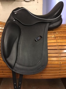 Silla de Doma de Cuero Genuino con Diseño Ergonómico, Paneles Suaves y Ajuste Ajustable para Caballos, Equipo Profesional de Equitación - Product Image 3