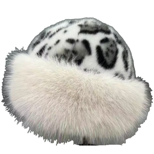 Hàn Quốc phong cách Ladies 'vòng lông cap bán buôn ấm áp thoáng khí mềm thiết kế mới Mông Cổ furwinter ấm Fluffy Trapper hat - Product Image 1