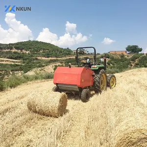 China Boerderij Implementeren Mini Ronde Hooi Balenpers Machine Voor Achter Tractor