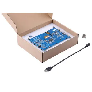 Tela de toque capacitiva para Raspberry Pi, monitor compatível com HDMI de 7 polegadas HD 1024x600P, estoque FYX