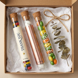 Tube en verre multi-usages avec bouchon en liège pour la maison, l'hôtel, le café - Product Image 3