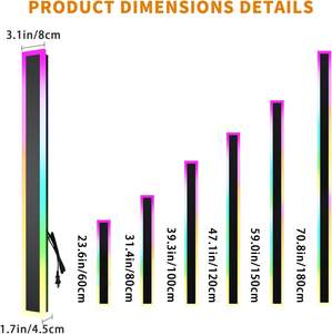 Wholesale LED Wall Sconce <b>Light</b> IP65 Home Garden Color Change RGB Outdoor Smart <b>Lights</b> with <b>Alexa</b> Google Music - Product Image 5