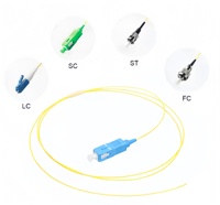 Prix usine Pigtail fibre optique 0.9mm 2.0mm 3.0mm gaine longueur personnalisée Simplex Duplex SC LC