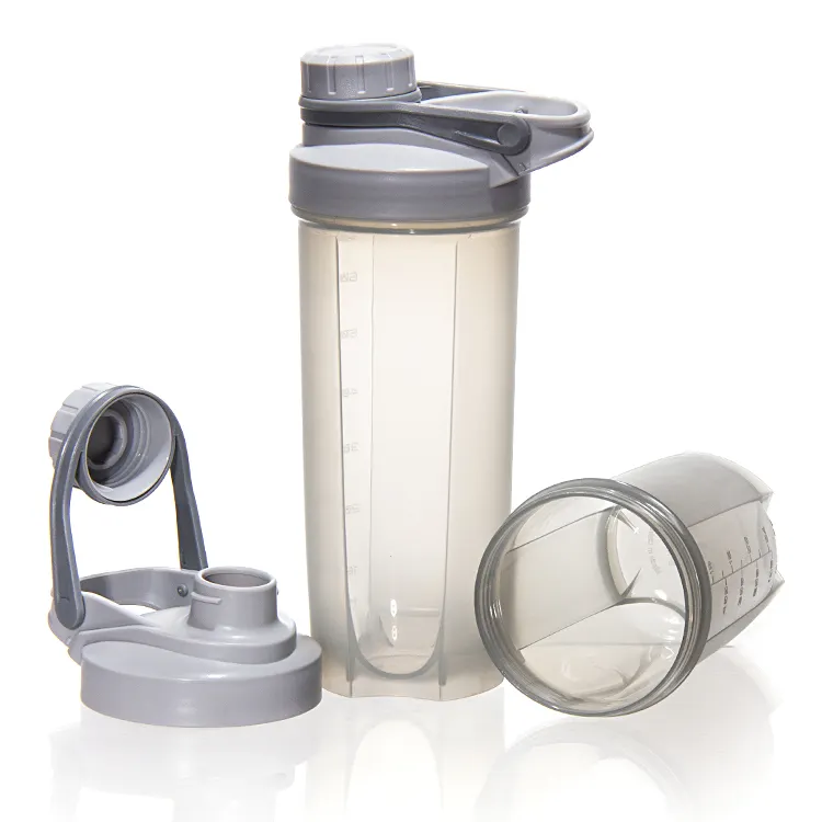 400ml 600ml Perfect For Protein Shakes Plastic Milk Shaker Cup