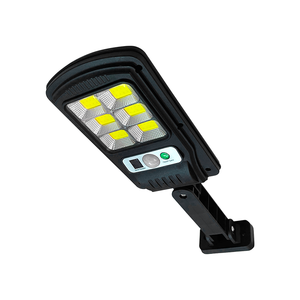 Lampes solaires d'extérieur COBs LED avec détecteur de mouvement, lampadaires de sécurité avec télécommande, lampes solaires de jardin à LED haute luminosité - Product Image 5