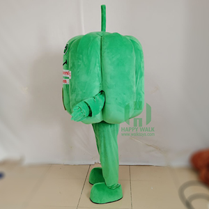 Pimienta verde dulce y verdura personalizada, traje de mascota con Logo de dibujos animados para adultos - Product Image 3