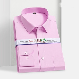 Camicia <span class=keywords><strong>da</strong></span> <span class=keywords><strong>Uomo</strong></span> a Maniche Lunghe, Formale e Professionale, per Lavoro e Business Casual, Tinta Unita, Vestibilità Slim - Product Image 2