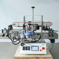 Machine d'étiquetage automatique double face pour bouteilles et contenants |   Applicateur d'étiquettes avant et arrière