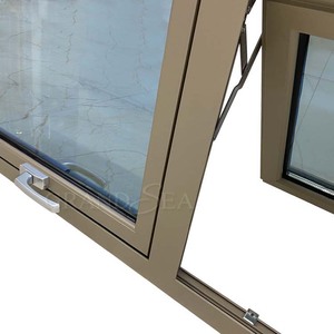 Fenêtre en aluminium pour maison et patio, avec auvent pare-soleil en verre <span class=keywords><strong>teinté</strong></span> double, grand format, résistant aux intempéries, Botswana - Product Image 4
