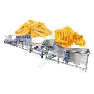 全自动薯片炒片制造机生产薯条价格