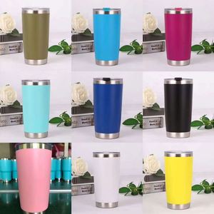 En stock – Gobelet isotherme en acier inoxydable de 20 oz avec couvercle, logo personnalisé, vente en gros pour cadeaux d'entreprise et événements - Product Image 2