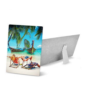 แผ่นอะลูมิเนียมเปล่าสำหรับพิมพ์แบบ Dye Sublimation พร้อมขาตั้ง - Product Image 2