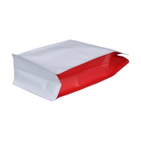 Sachets refermables à huit soudures latérales, réutilisables, pour bonbons, qualité alimentaire, avec fermeture éclair, sachets d'emballage autoportants, sachets de café avec valve