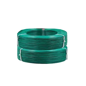 Rollo de alambre galvanizado de cobre de goma de silicona, cable eléctrico de fábrica de PVC de todos los colores para gran venta