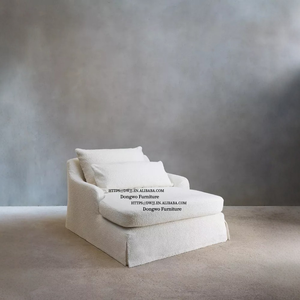 Nordic Wabi Sabi linnen stof eenpersoonsbank stoel nobele concubine stoel ligstoel volledig los en gewassen - Product Image 2