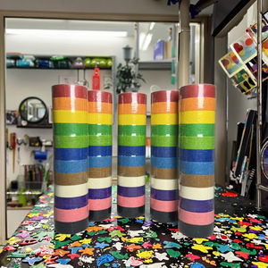 Nastro Adesivo Arancione Resistente alle Alte Temperature e ai Raggi UV Goldband, <span class=keywords><strong>Carta</strong></span> di Riso <span class=keywords><strong>per</strong></span> Mascheratura Automobilistica e Esterni - Product Image 1