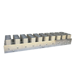Bonheur 2 pouces 30 coups (10*3) supports de <span class=keywords><strong>mortier</strong></span> de feux d'artifice bougies romaines présentoir de feu d'artifice en aluminium - Product Image 1