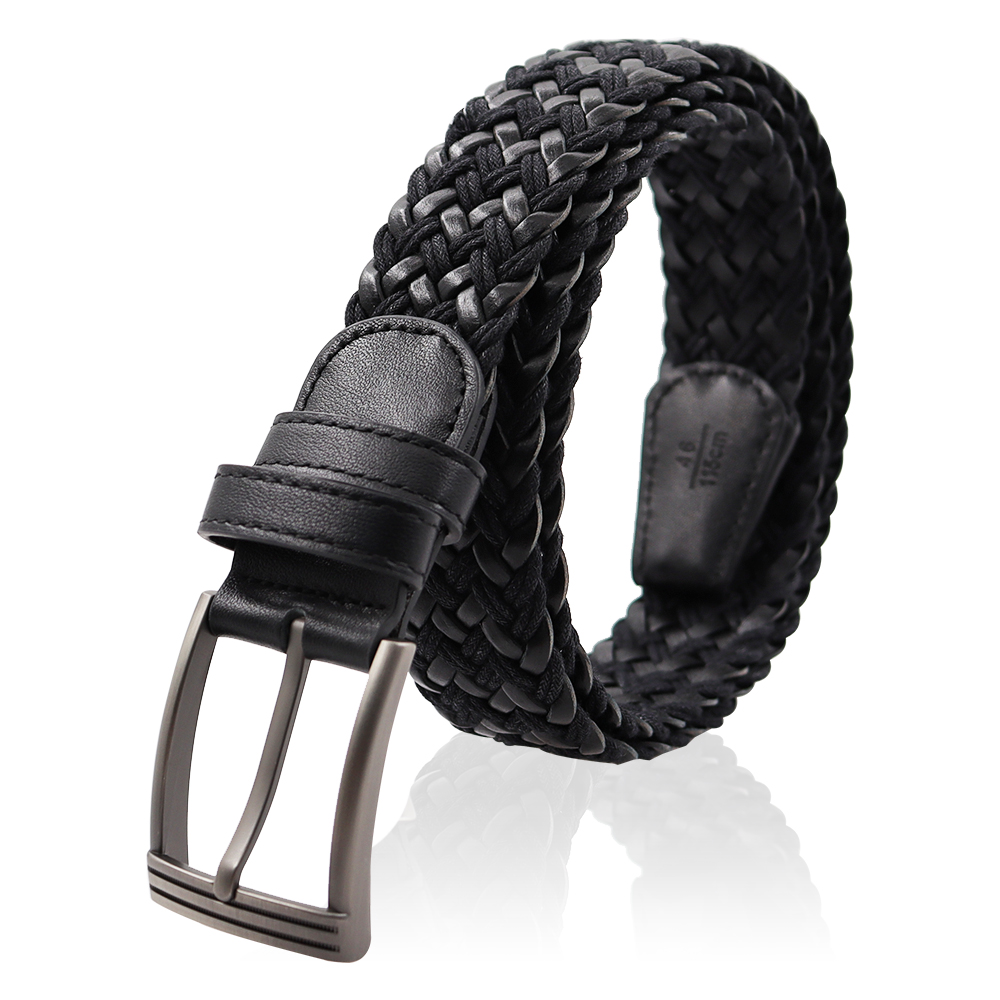 Новейший кожаный ремень с пряжкой с язычком, кожаный мужской ремень с резинкой для мужчин и женщин