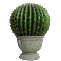 Grand Cactus Artificiel en Plastique pour Plante en Pot Colonne de Décoration d'Intérieur de Style Nordique 50cm Écologique pour Vitrine de Bureau à Domicile