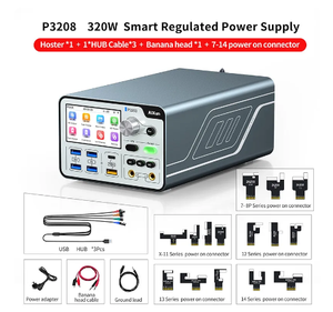 AiXun P3208 Alimentation régulée intelligente 320W 32V/8A Détection de <span class=keywords><strong>carte</strong></span> mère à un bouton Réparation de batterie pour <span class=keywords><strong>iPhone</strong></span> <span class=keywords><strong>6</strong></span> to14PM - Product Image 2