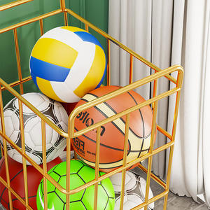 Panier à linge moderne avec roulettes, chariot de rangement grande capacité pour usage domestique, cadre en acier inoxydable, doublure en tissu - Product Image 3