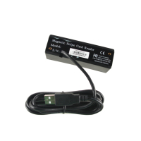 Precio de fábrica, lector de tarjetas de banda magnética de escritorio USB de tres pistas, lector de tarjetas de Control de acceso para cajero automático