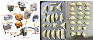 Machine automatique multifonctionnelle CE en acier inoxydable de qualité alimentaire pour mini-raviolis, samosas, empanadas et tourtes à la viande pastel - Product Image 6