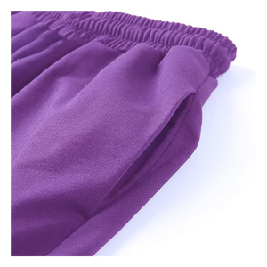 Pantalon de jogging en molleton surdimensionné |   Pantalons de survêtement pour femmes à taille haute avec cordon de serrage et poches |   Fabricant de vêtements de détente confortables OEM/ODM - Product Image 4