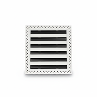 Difuser Slot Linear Modern untuk Sistem HVAC Desain Tersembunyi Bilah yang Dapat Disesuaikan Penutup Ventilasi Aluminium