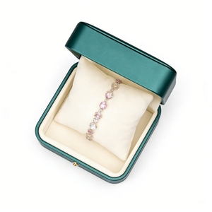 Boîte à Bracelets Tendance en Cuir PU Premium, Présentoir à Bijoux avec Coussin en Velours, Logo Personnalisé, Fournisseur d'Emballages de Bijoux OEM - Product Image 6