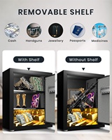 Caja de seguridad digital grande para oficina, caja de seguridad grande para joyería, llave de dinero, caja de seguridad oculta para el hogar del hotel