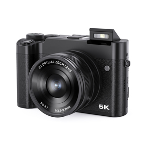 Cámaras Digitales 5K de 64MP para Fotografía con Zoom Óptico Combinado de 6X, Enfoque Automático, Cámaras de Doble Lente con Flash para Creadores de Contenido - Product Image 4