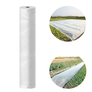 China Factory Polypropylene Spunbond Nonwoven Fabric Frost Protecting Fleece Cover Garden Tunnel Greenhouse