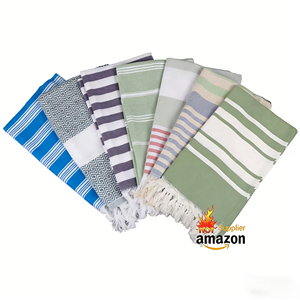 <span class=keywords><strong>Serviette</strong></span> de plage turque en gros, <span class=keywords><strong>serviette</strong></span> de plage en coton personnalisée avec rayures, livraison rapide - Product Image 1