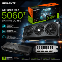 GIGABYTE GeForce RTX 5060 Ti Gaming OC 16GB 128Bit GDDR6 Graphics Card New Ray Tracing DLSS AI GPU Desktop
