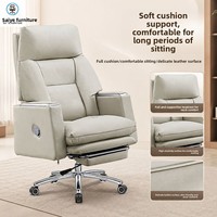 Fauteuil de Direction Inclinable et Pivotant à Dossier Haut en Tissu avec Structure en Bois, Style Minimaliste Moderne, pour Bureau, Maison, Étude et Conférence
