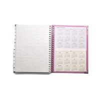 Carnet de planification personnalisé Jame Factory 2027 – Agenda hebdomadaire avec boîte colorée