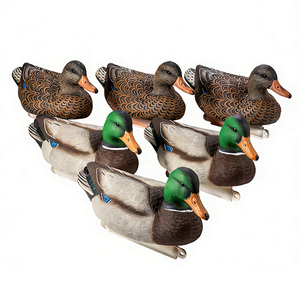 Leurre de <span class=keywords><strong>canard</strong></span> flottant en EVA haute simulation pour la chasse en extérieur, modèle animal réaliste pour la pêche en eau, appât pour oiseaux aquatiques - Product Image 3