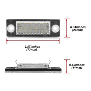 2 Piezas de Luces LED para Matrícula de 12V 3.5W Canbus para VW Transporter T5/T6 (2003-2020) Caddy III/IV Jetta MK3/MK5 <span class=keywords><strong>Multivan</strong></span> - Product Image 4
