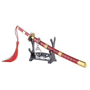 Célèbre Katana Mini Épée <span class=keywords><strong>Zoro</strong></span> Troisième Génération Kitetsumetal Katana Porte-clés Épée 22CM De Chine Fabricant - Product Image 1