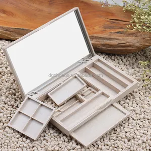 Choebe Multifunctional And Replaceable Environmental Friendly Eye Shadow Palette Packaging Case With Mirror