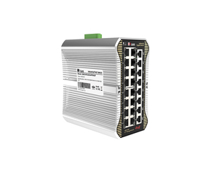 Switchs réseau industriels gérés L2+ Full Gigabit à 16 ports PoE + 8 ports Uplink et switch à port unique jusqu'à 30W - Product Image 1