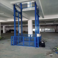 Plateformes de chargement robustes de qualité supérieure, élévateur de marchandises hydraulique électrique avec rail de guidage pour entrepôt, escalier et extérieur
