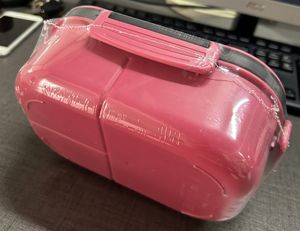 1200ml 2-laags draagbare magnetronbestendige plastic school- en kinderlunchbox met vork en lepel - Product Image 6