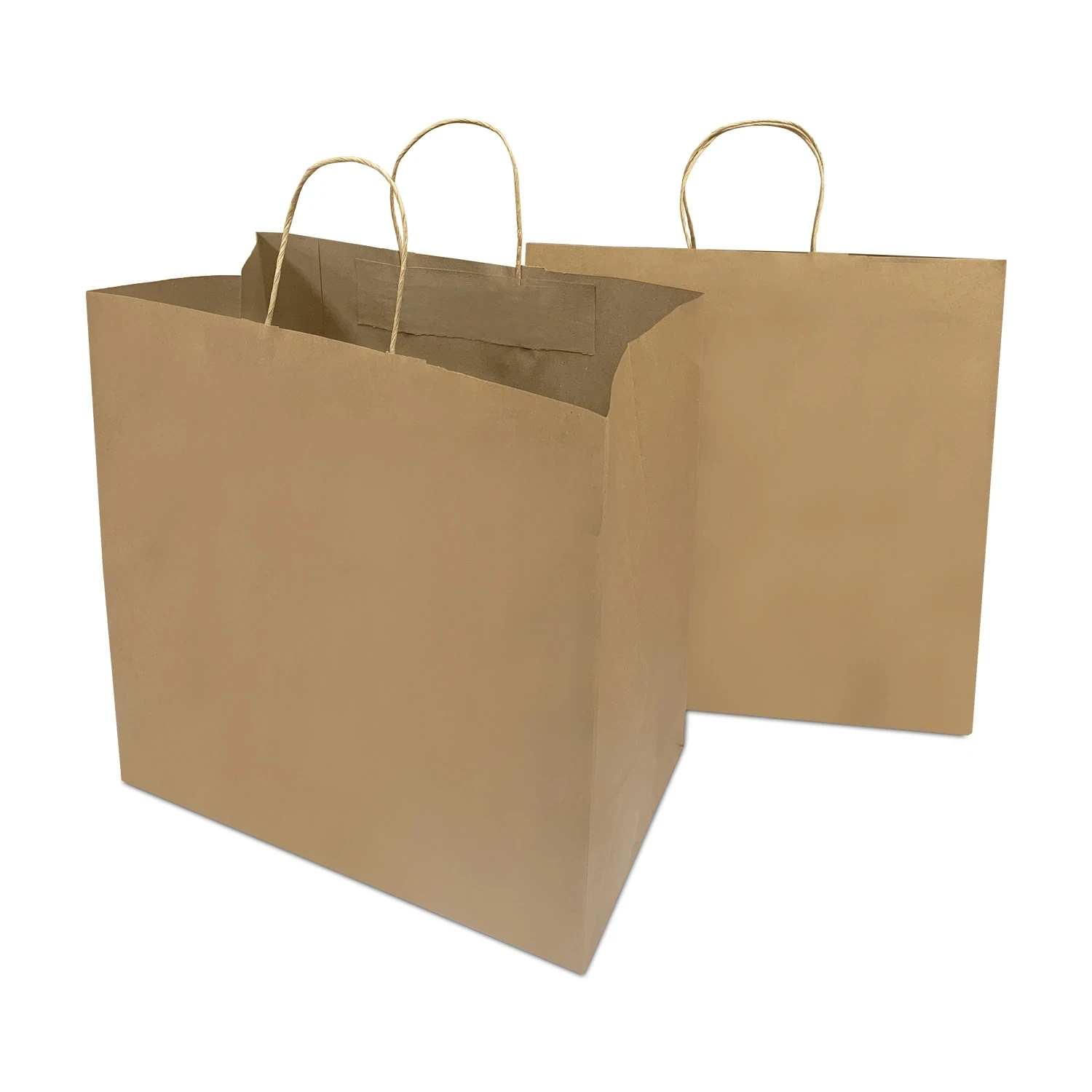 Kraft Paper Bags with Twisted Handles 14x8x14 inches