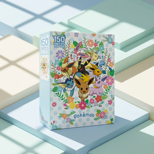 For 150-Piece Paper <b>Jigsaw</b> <b>Puzzle</b> Eevee Friends Korean Kids Cartoon Anime Educational Toy Made Korea Bulk Distributor - Product Image 3