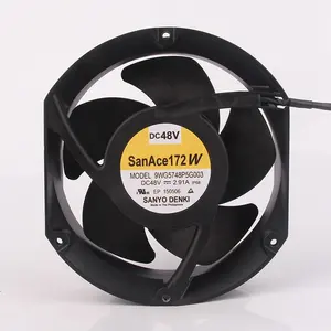 SANYO 9WG5748P5G003 12V 24V DC48V 2.91a EC AC 172X172X51MM 17CM 17251 yüksek hava hacmi invertör Fan ısı dağılımı soğutma fanı