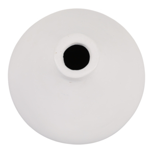 Vaso in terracotta arrotondato, moderno oggetto decorativo per soggiorno, camera da letto, ufficio, tavolo da pranzo, vaso in ceramica e porcellana - Product Image 5